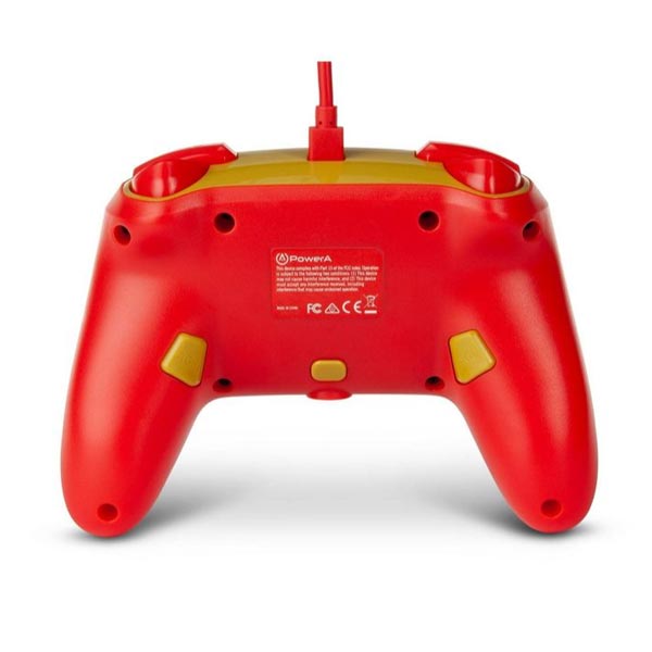 Kabelový ovladač PowerA Enhanced pro Nintendo Switch, Mario Gold M