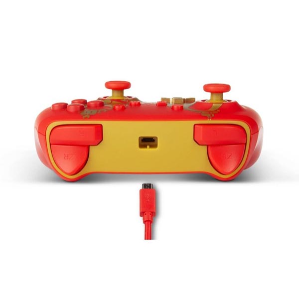 Kabelový ovladač PowerA Enhanced pro Nintendo Switch, Mario Gold M