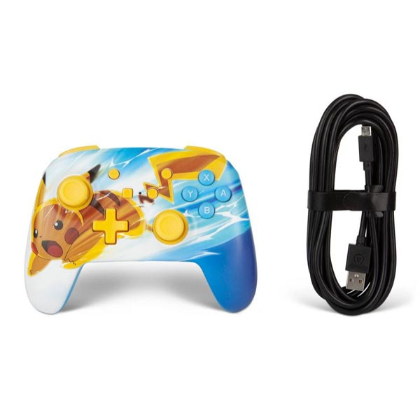 Kabelový ovladač PowerA Enhanced pro Nintendo Switch, Pikachu Electric Fade Kabelový ovladač PowerA Enhanced pro Nintendo Switch, Pikachu Electric Fade