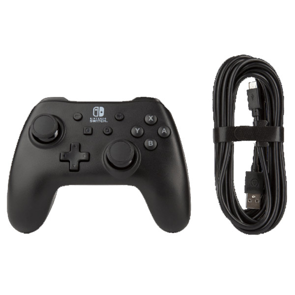 Kabelový ovladač PowerA pro Nintendo Switch, Matte Black Kabelový ovladač PowerA pro Nintendo Switch, Matte Black
