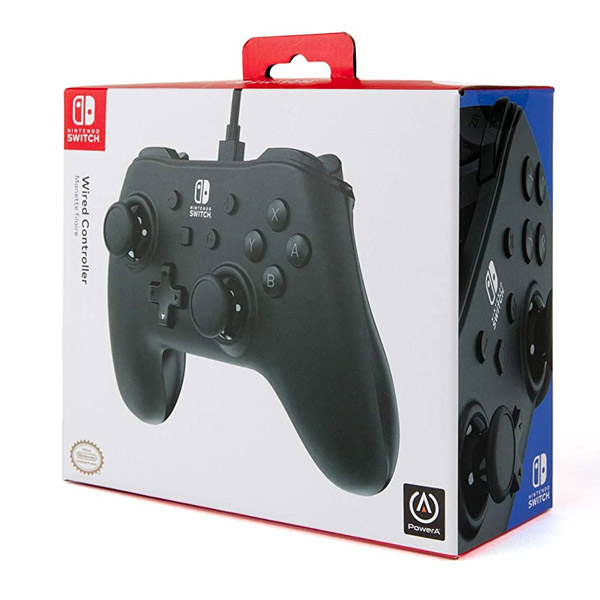 Kabelový ovladač PowerA pro Nintendo Switch, Matte Black Kabelový ovladač PowerA pro Nintendo Switch, Matte Black