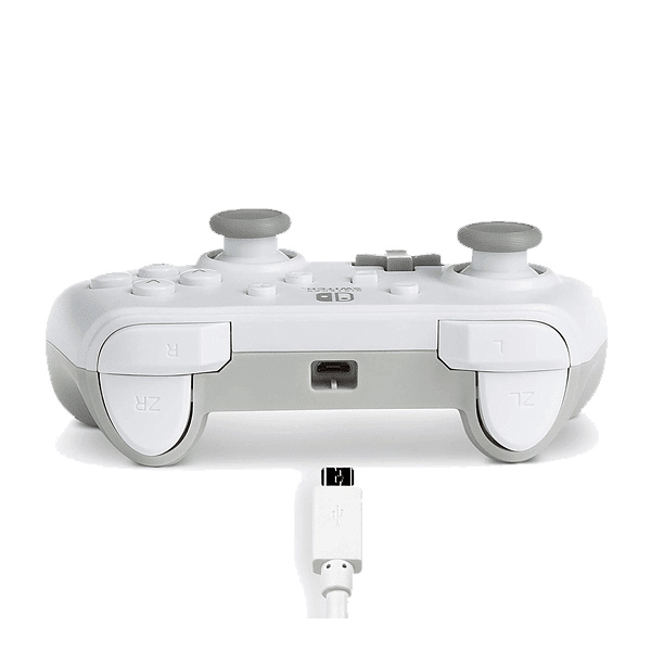 Kabelový ovladač PowerA pro Nintendo Switch, Matte White Kabelový ovladač PowerA pro Nintendo Switch, Matte White
