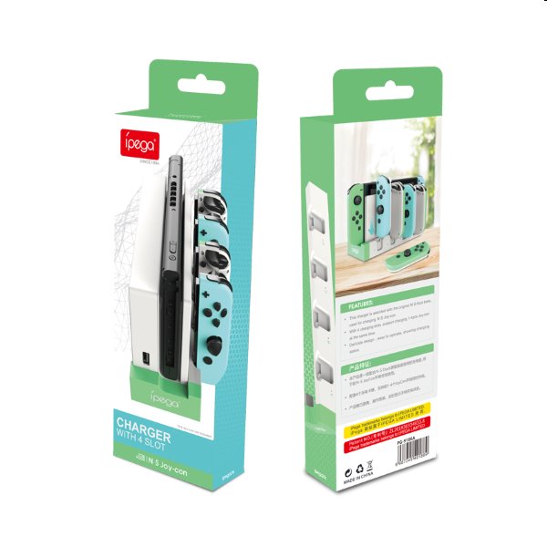 Nabíjacia stanice iPega 9186A pro Nintendo Switch Joy-con, white Nabíjacia stanice iPega 9186A pro Nintendo Switch Joy-con, white