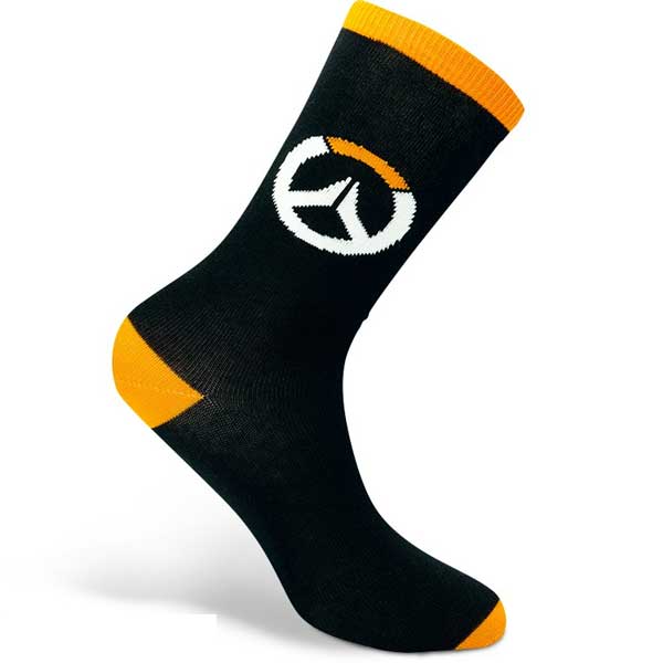 Ponožky Black & Orange Logo (Overwatch)