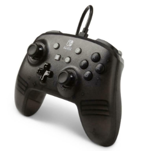 PowerA Enhanced Wired Controller - Black Frost for Nintendo Switch
