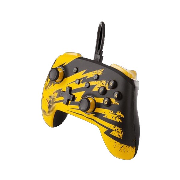 PowerA Enhanced Wired Controller for Nintendo Switch, Lightning Pikachu PowerA Enhanced Wired Controller for Nintendo Switch, Lightning Pikachu