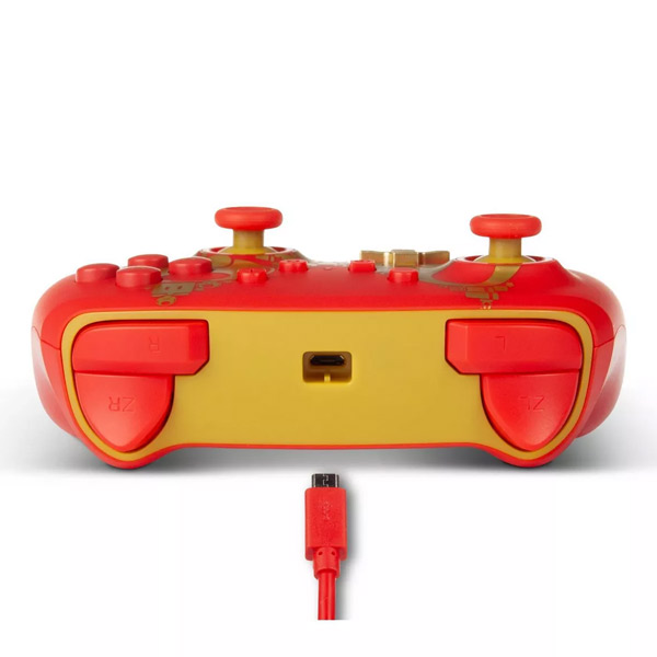 Kabelový ovladač PowerA Enhanced pro Nintendo Switch, Mario Gold M Kabelový ovladač PowerA Enhanced pro Nintendo Switch, Mario Gold M