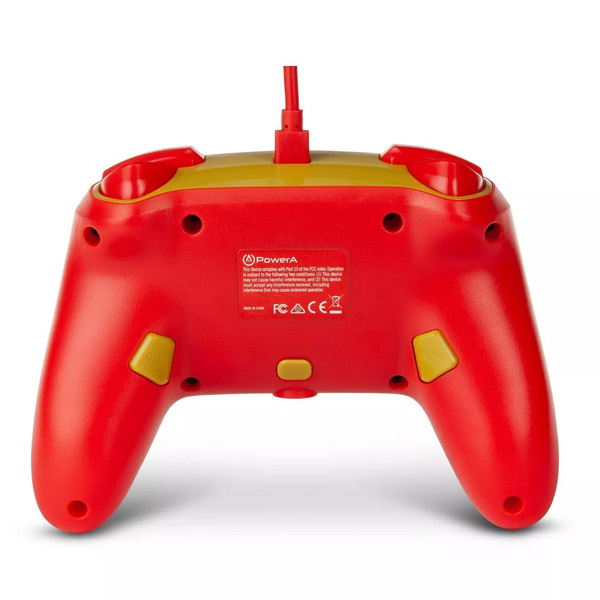 Kabelový ovladač PowerA Enhanced pro Nintendo Switch, Mario Gold M Kabelový ovladač PowerA Enhanced pro Nintendo Switch, Mario Gold M