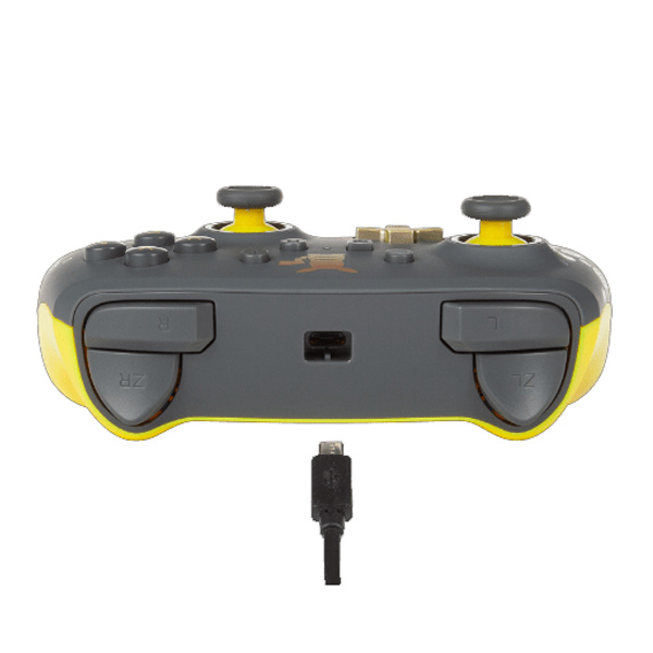 PowerA Enhanced Wired Controller - Pikachu Grey for Nintendo Switch