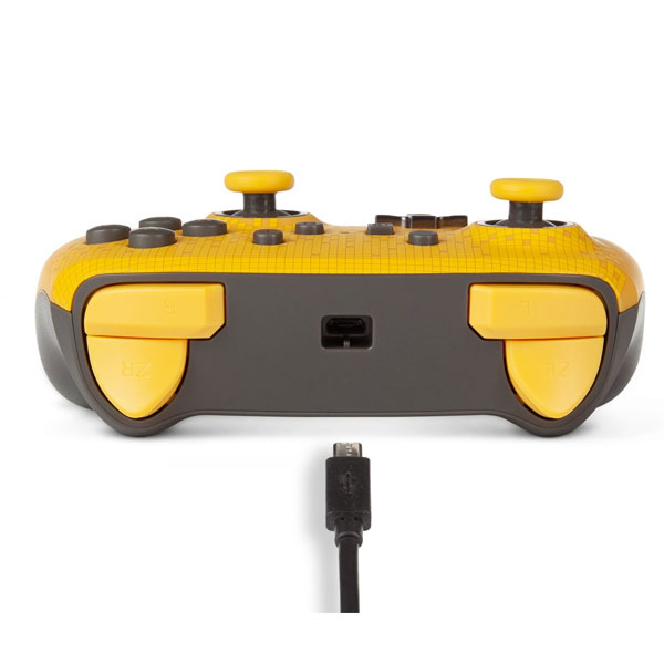 PowerA Enhanced Wired Controller - Pixel Pikachu for Nintendo Switch
