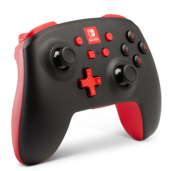 PowerA Enhanced Wireless Controller for Nintendo Switch, black/red