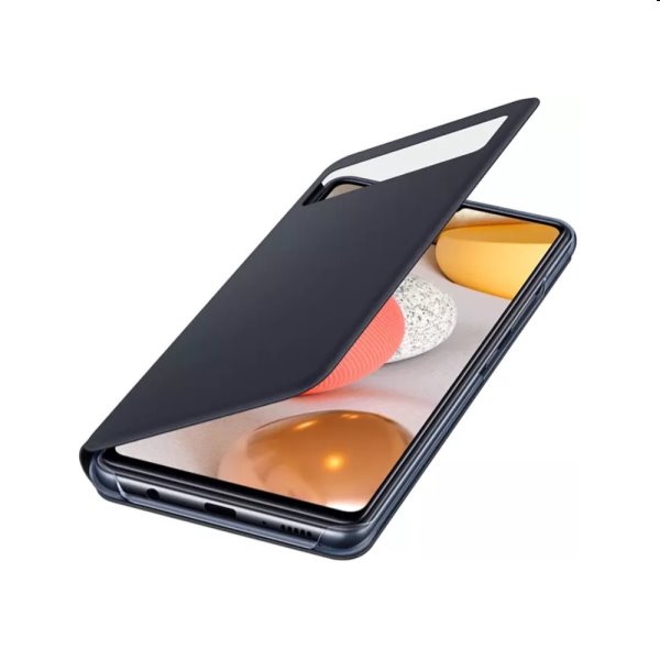 Pouzdro Samsung Smart S-View Cover Galaxy A42 - A426B, black (EF-EA426PBEGEE) Pouzdro Samsung Smart S-View Cover Galaxy A42 - A426B, black (EF-EA426PBEGEE)