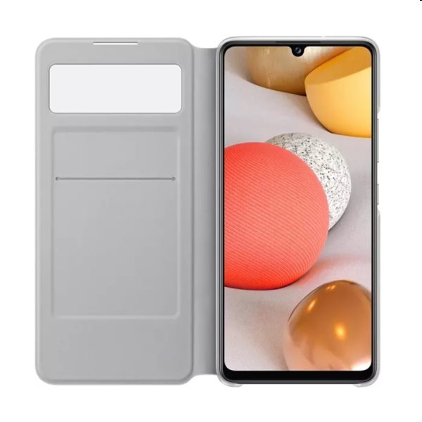 Pouzdro Samsung Smart S-View Cover Galaxy A42 - A426B, white (EF-EA426PWEGEE) Pouzdro Samsung Smart S-View Cover Galaxy A42 - A426B, white (EF-EA426PWEGEE)