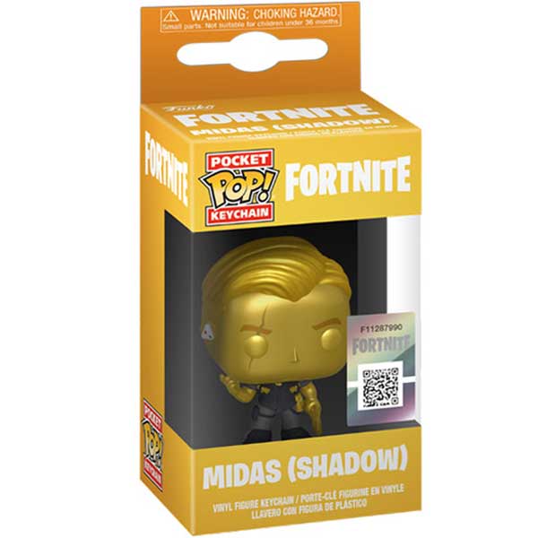 Funko POP! Klíčenka Fortnite Midas (Shadow) (Metallic)