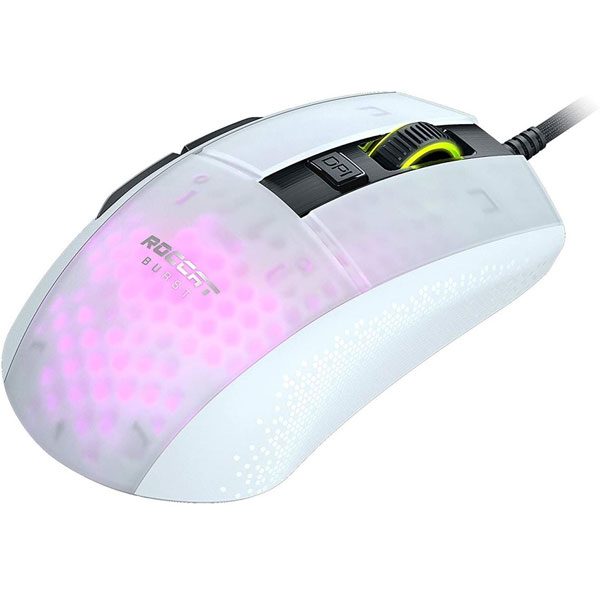 Herní myš Roccat Burst Pro Gaming Mouse, bílá