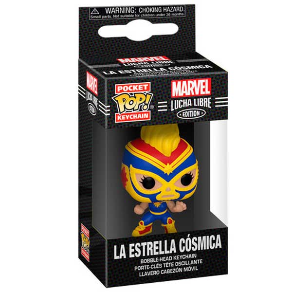 POP! Klíčenka Luchadores Captain Marvel (Marvel)