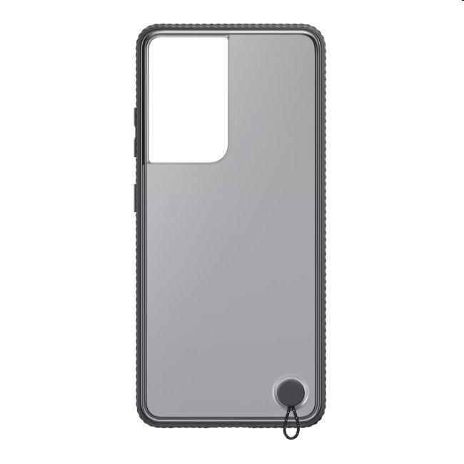Pouzdro Clear Protective Cover pro Samsung Galaxy S21 Ultra - G998B, black (EF-GG998C)