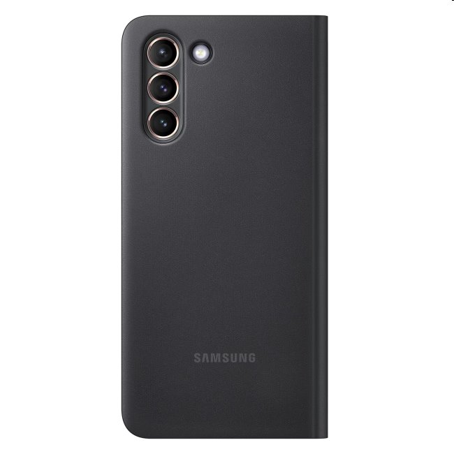 Pouzdro Clear View Cover pro Samsung Galaxy S21 Plus - G996B, black (EF-ZG996C)