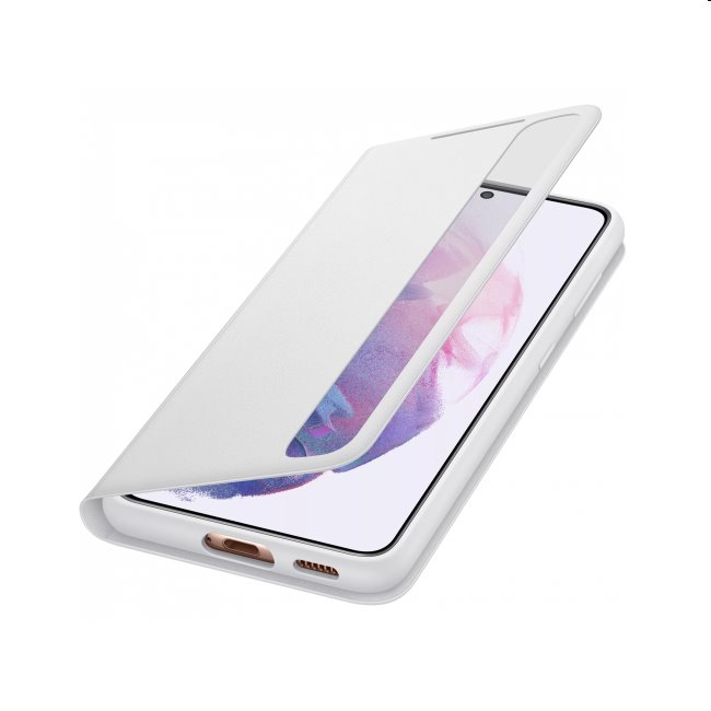 Pouzdro Clear View Cover pro Samsung Galaxy S21 Plus - G996B, light gray (EF-ZG996C) Pouzdro Clear View Cover pro Samsung Galaxy S21 Plus - G996B, light gray (EF-ZG996C)