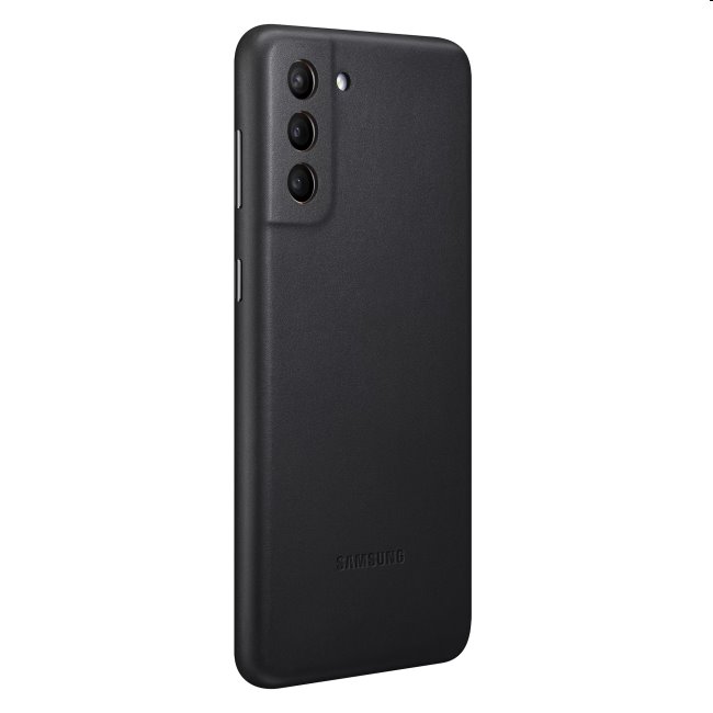 Pouzdro Leather Cover pro Samsung Galaxy S21 Plus - G996B, black (EF-VG996L) Pouzdro Leather Cover pro Samsung Galaxy S21 Plus - G996B, black (EF-VG996L)