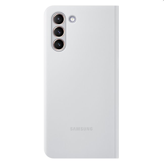 Pouzdro LED View Cover pro Samsung Galaxy S21 Plus - G996B, light gray (EF-NG996P)