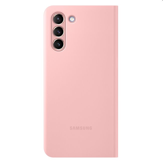 Pouzdro LED View Cover pro Samsung Galaxy S21 Plus, pink Pouzdro LED View Cover pro Samsung Galaxy S21 Plus, pink