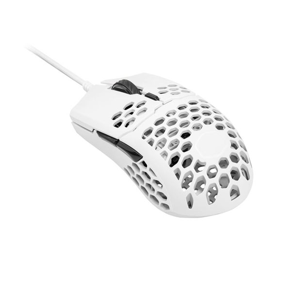 Herní myš Cooler Master LightMouse MM710, bílá