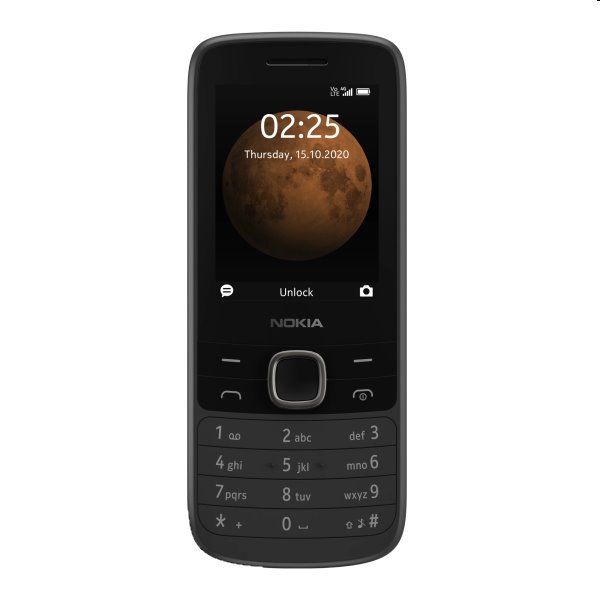 Nokia 225 4G Dual SIM, černý