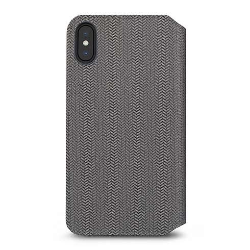 Moshi pouzdro Overture pro iPhone XS Max, herringbone gray Moshi pouzdro Overture pro iPhone XS Max, herringbone gray