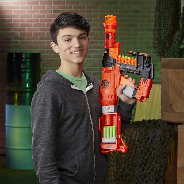 Nerf Nailbiter Zoom and Doom Zombie Strike Blaster