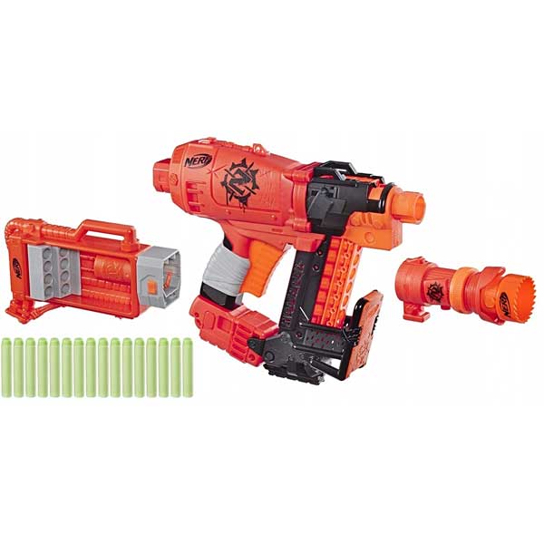 Nerf Nailbiter Zoom and Doom Zombie Strike Blaster