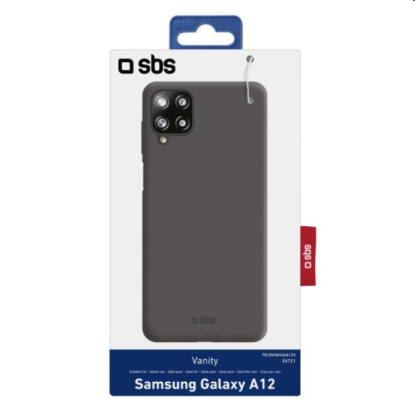 Pouzdro SBS Vanity Stars Cover pro Samsung Galaxy A12 - A125F, černé