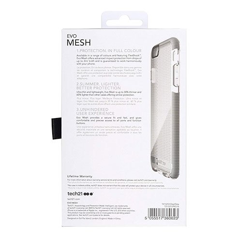 Tech21 Evo Mesh Case iPhone 6/6s Plus, clear/grey Tech21 Evo Mesh Case iPhone 6/6s Plus, clear/grey