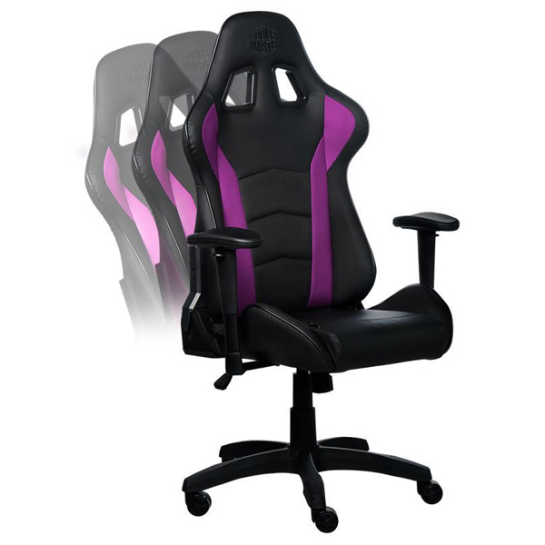 Cooler Master herní křeslo CALIBER R1, black-purple Cooler Master herní křeslo CALIBER R1, black-purple