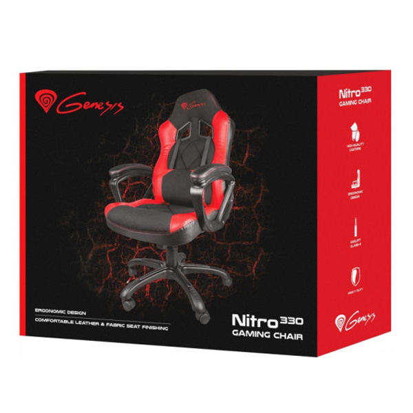 Genesis herní křeslo Nitro 330, black-red