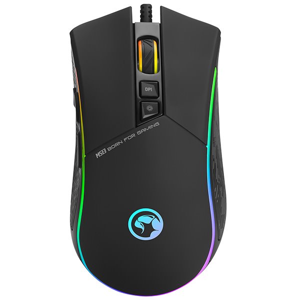 Marvo CM305, RGB sada klávesnice s herní myší a sluchátkami, CZ/SK, herní, membránová typ drátová (USB), černá, RGB Marvo CM305, RGB sada klávesnice s herní myší a sluchátkami, CZ/SK, herní, membránová typ drátová (USB), černá, RGB