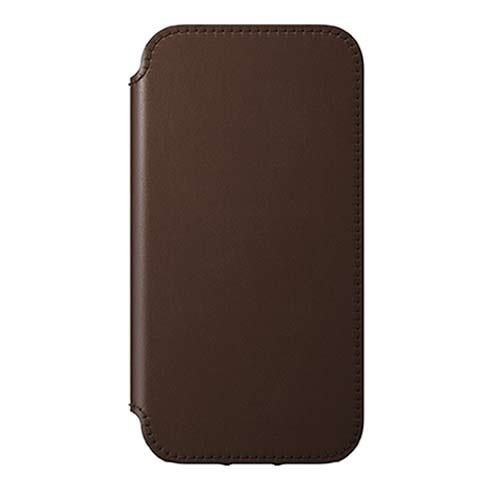 Knížkové odolné pouzdro Nomad pro iPhone 12 mini, hnědé Knížkové odolné pouzdro Nomad pro iPhone 12 mini, hnědé