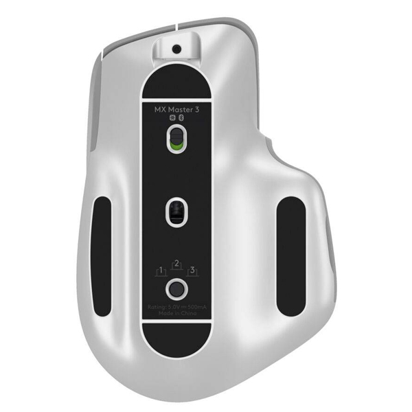 Logitech MX Master 3 Advanced Wireless Mouse - MID Grey - 2.4GHZ/BT