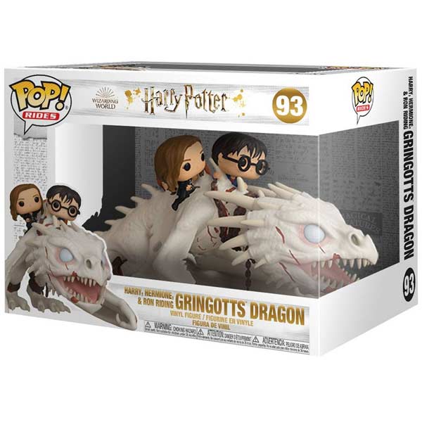 POP! Dragon with Harry Ron and Hermione (Harry Potter)