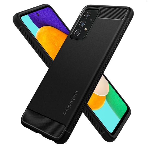 Pouzdro Spigen Rugged Armor pro Samsung Galaxy A52 - A525F / A52s 5G, černé Pouzdro Spigen Rugged Armor pro Samsung Galaxy A52 - A525F / A52s 5G, černé