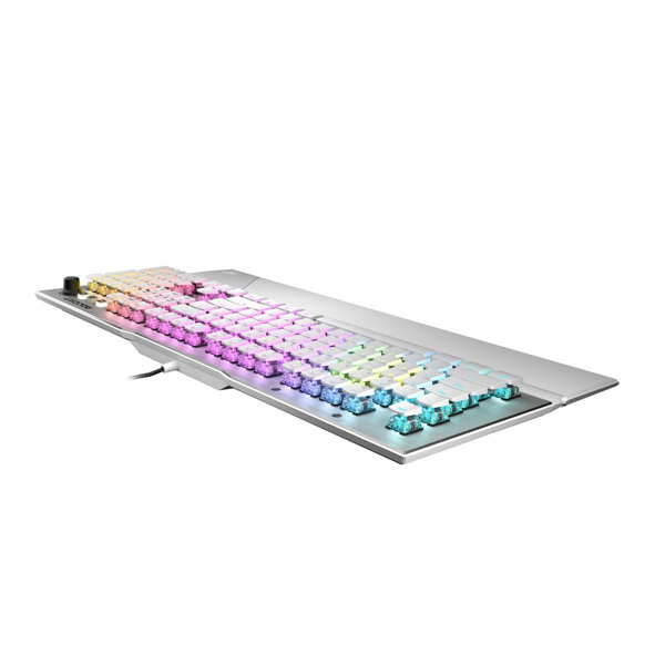 Roccat Vulcan 122 AIMO Gaming Keyboard, Titan Switch Tactile, RGB, US Layout,Silver