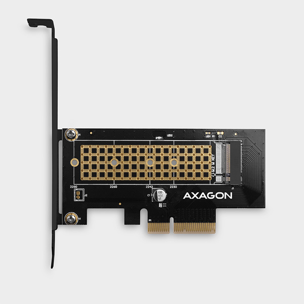 AXAGON PCEM2-N PCI-E 3.0 4x - M.2 SSD NVMe, up to 80 mm SSD