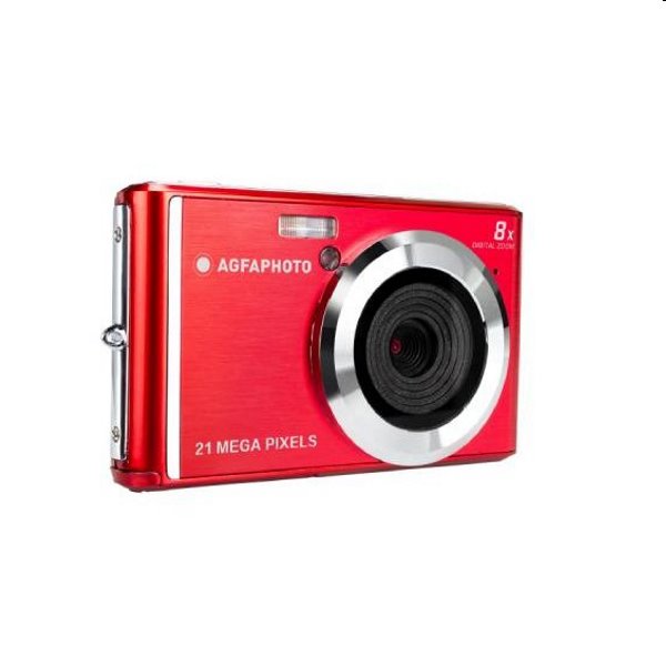 Digitální fotoaparát AgfaPhoto Realishot DC5200, červený