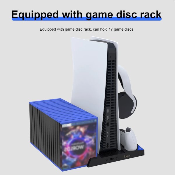 Dokovacia stanice iPega P5013 pro PlayStation 5, Dualsense a Pulse 3D