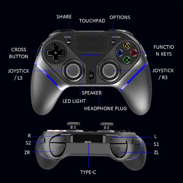 iPega 4010 bezdrátový herní ovladač pro iOS/Android/PS3/PS4/PC iPega 4010 bezdrátový herní ovladač pro iOS/Android/PS3/PS4/PC