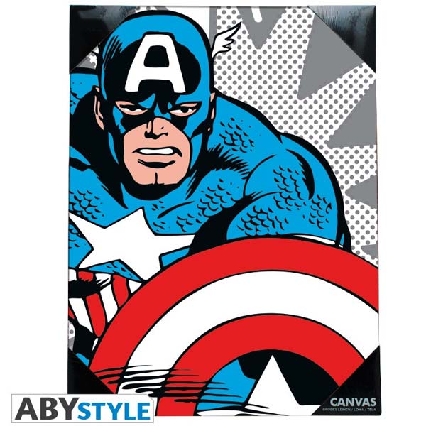 Obraz na plátnu Captain America Pop Art (Marvel)