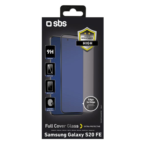 Tvrzené sklo SBS Full Cover pro Samsung Galaxy S20 FE - G780G, čierne Tvrzené sklo SBS Full Cover pro Samsung Galaxy S20 FE - G780G, čierne