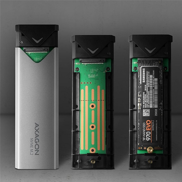 AXAGON EEM2-UG2 USB-C 3.1 Gen 2 - M.2 NVMe SSD 42-80 mm box AXAGON EEM2-UG2 USB-C 3.1 Gen 2 - M.2 NVMe SSD 42-80 mm box