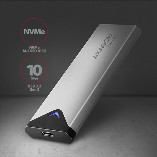 AXAGON EEM2-UG2 USB-C 3.1 Gen 2 - M.2 NVMe SSD 42-80 mm box AXAGON EEM2-UG2 USB-C 3.1 Gen 2 - M.2 NVMe SSD 42-80 mm box