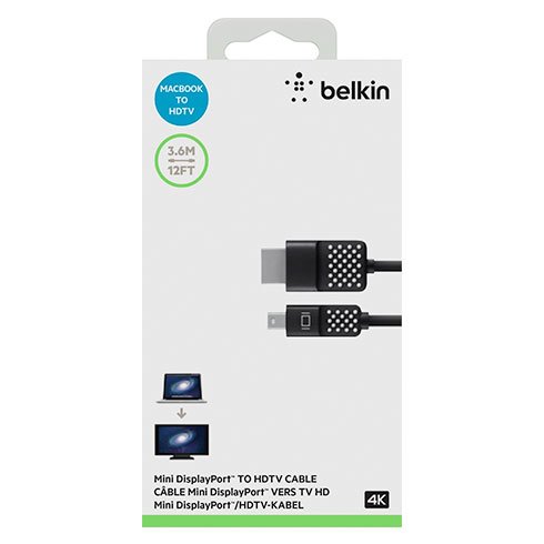 Belkin kabel Mini Display port na HDMI 4k 3.6m, černý